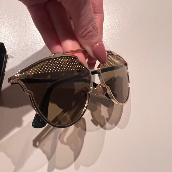 Christian Dior So Real S Studded RHL/5V Gold Sunglasses - Picture 4 of 7